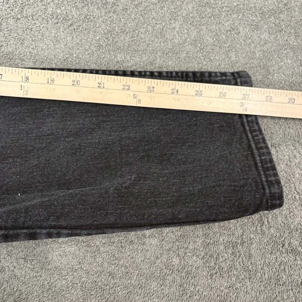 Levi's Jeans Mens 33x30 Black 502 Taper Stretch Denim Waterless Casual Everyday